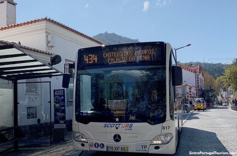 Bus 434 to Pena Palace, Sintra